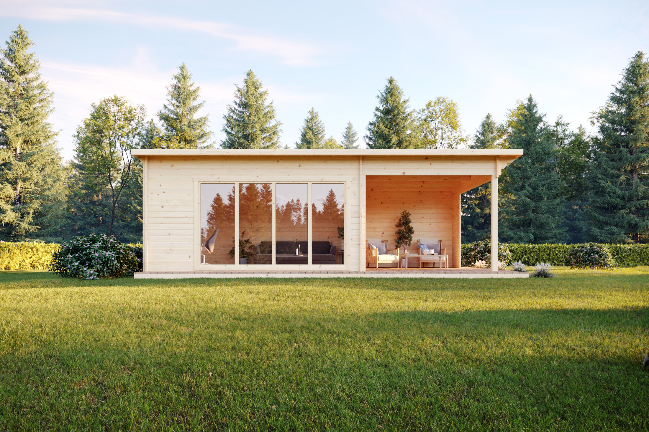 bungalow in legno